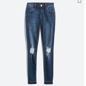 Prosperity- Lena Skinny Distressed Released Hem Jean, size 31P